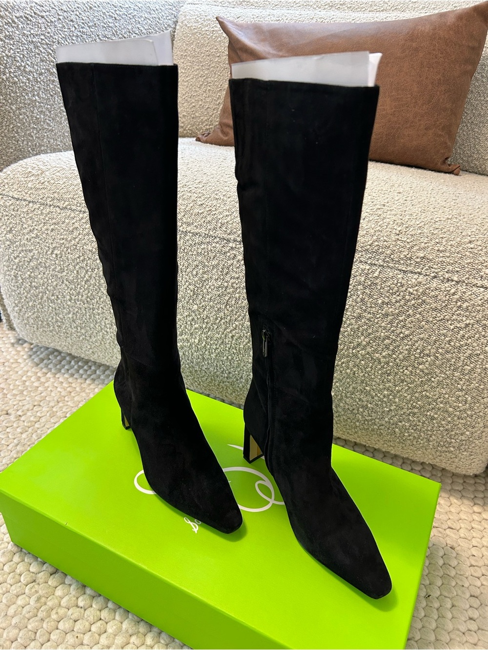 Sam Edelman Sylvia Knee High Boot — Black - Picture 4 of 8